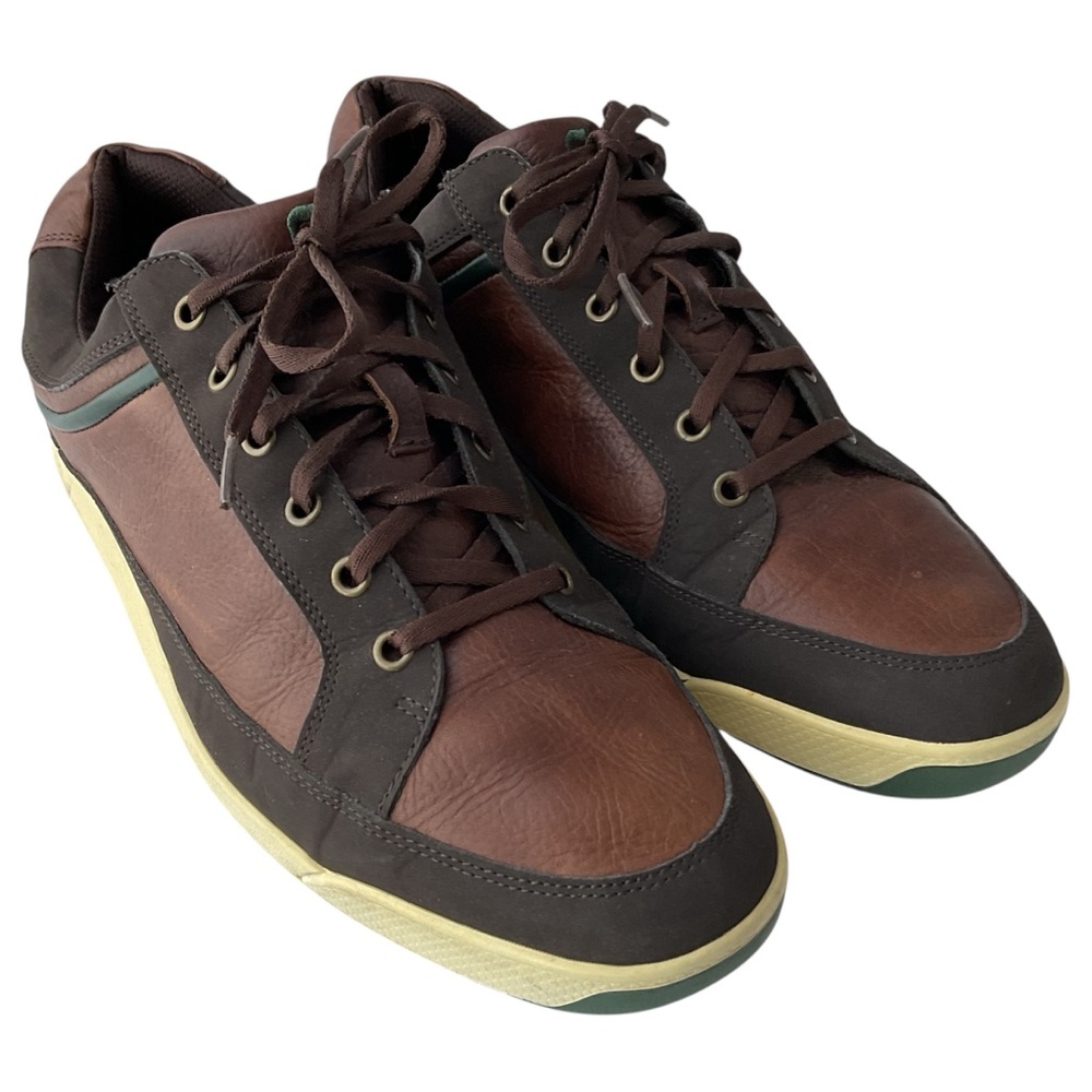 FootJoy Contour Brown Leather Spikeless Golf Sneakers Shoes Men’s Size 12 M